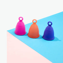 Load image into Gallery viewer, Peachlife Menstrual Cups with Ring Stem BPA Free
