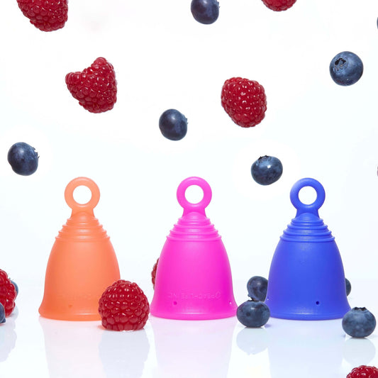 Peachlife® Menstrual Cups with Ring Stem