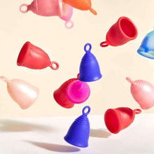 Load image into Gallery viewer, Peachlife Ring Loop Menstrual Cups
