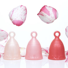 Load image into Gallery viewer, Peachlife® Ring Stem Menstrual Cups
