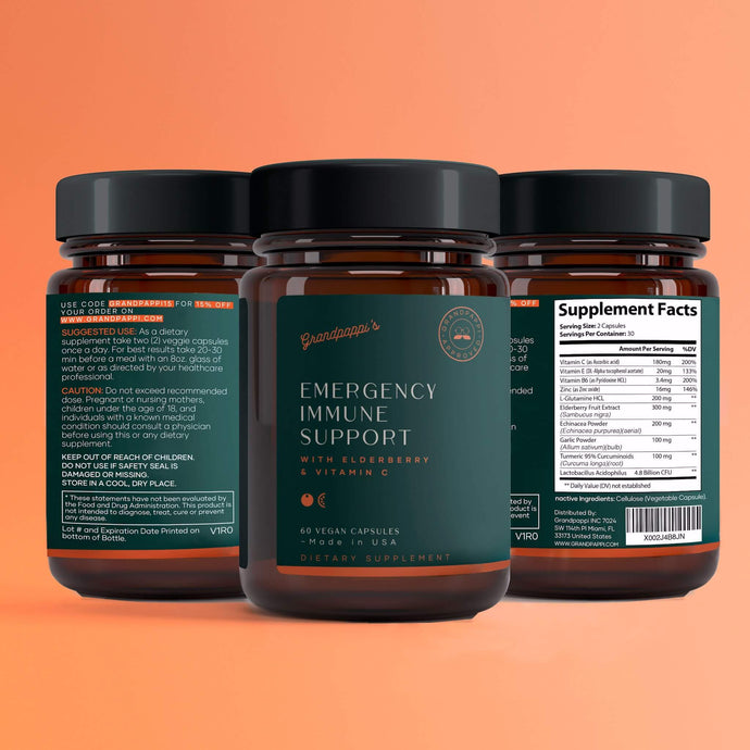 Grandpappi's Emergency immune support for your health routine