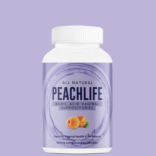 Peachlife boric acid suppositories product information