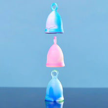 Load image into Gallery viewer, Peachlife® Mini Ring Loop Menstrual Cup - Medical Grade Silicone - Low Cervix Small, Soft
