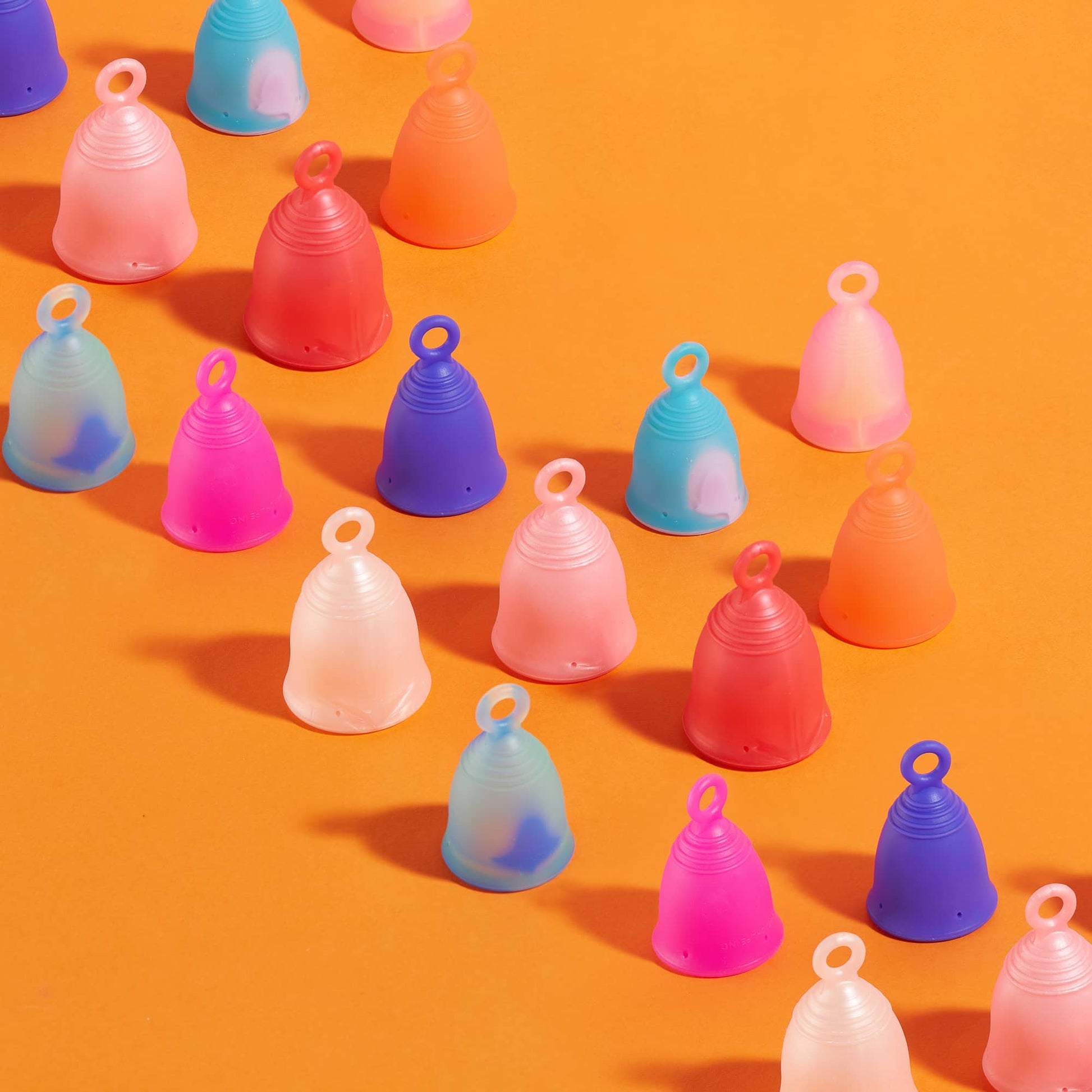 Peachlife Ring Loop Menstrual Cups Medical Grade Silicone