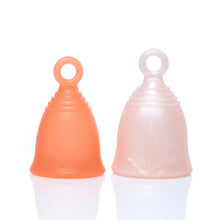 Load image into Gallery viewer, Peachlife Soft Ring Loop Menstrual Cups 
