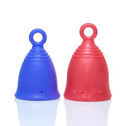 Peachlife Extra Firm Menstrual Cups with Ring Tab
