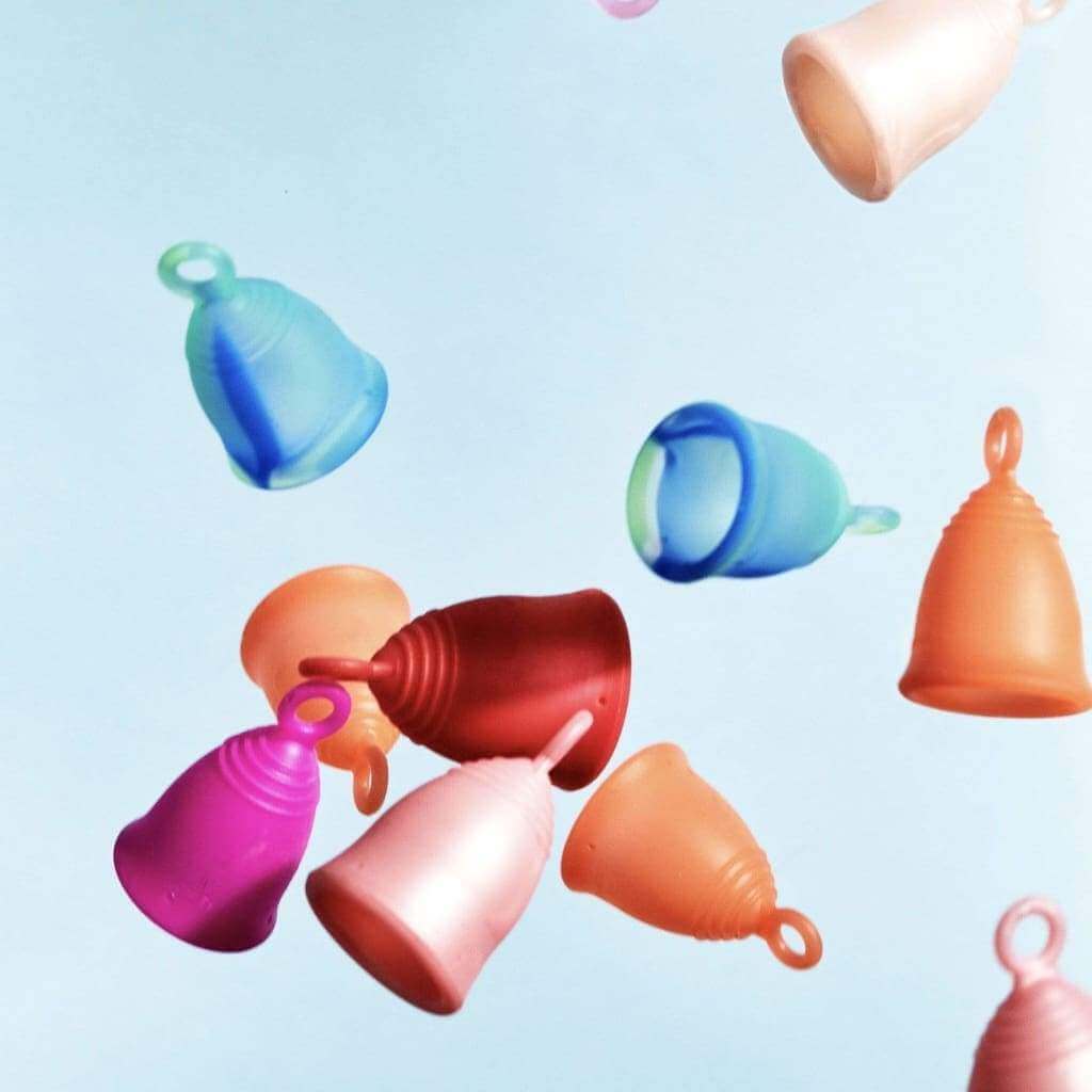 Peachlife Ring Loop Menstrual Cups Medical Grade Silicone