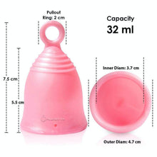 Load image into Gallery viewer, Peachlife® Ring Pull Menstrual Cup
